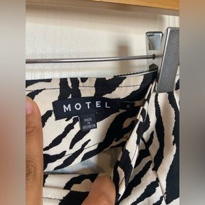 Motel Zebra Skirt